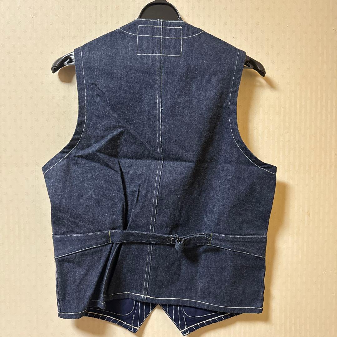 SUGARCANE ウォバッシュストライプ ベスト 未使用 36