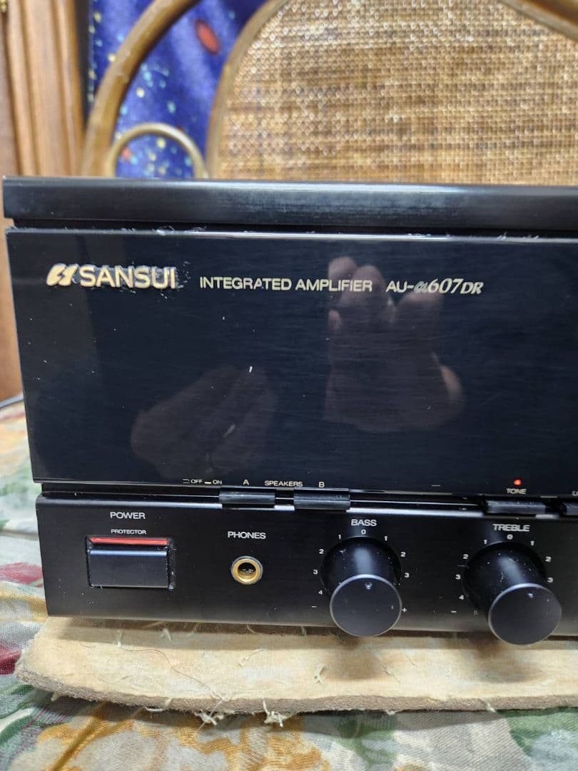動作良好！かなりの美品フルメンテ！サンスイ高級プリメインアンプAU-α607DR