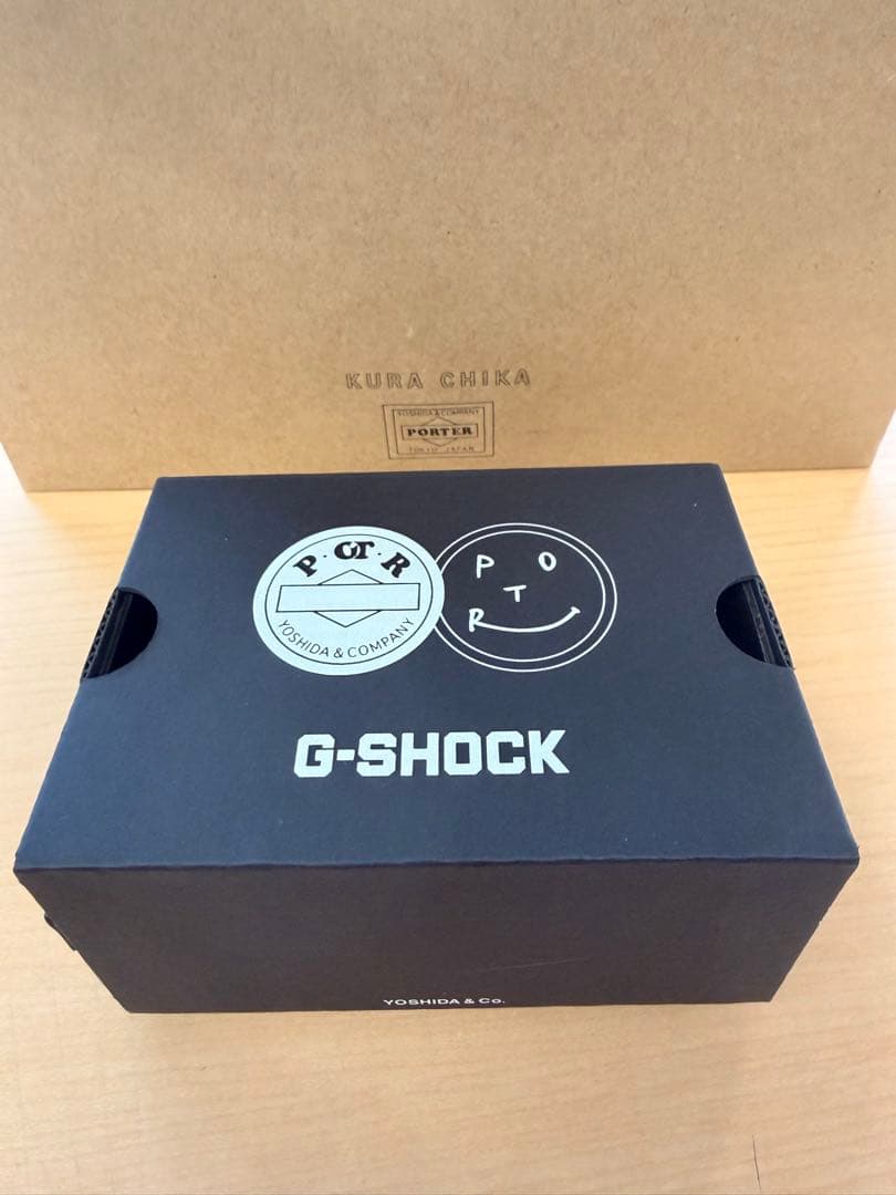 G-SHOCK デジタル腕時計 ブラック　ポーター