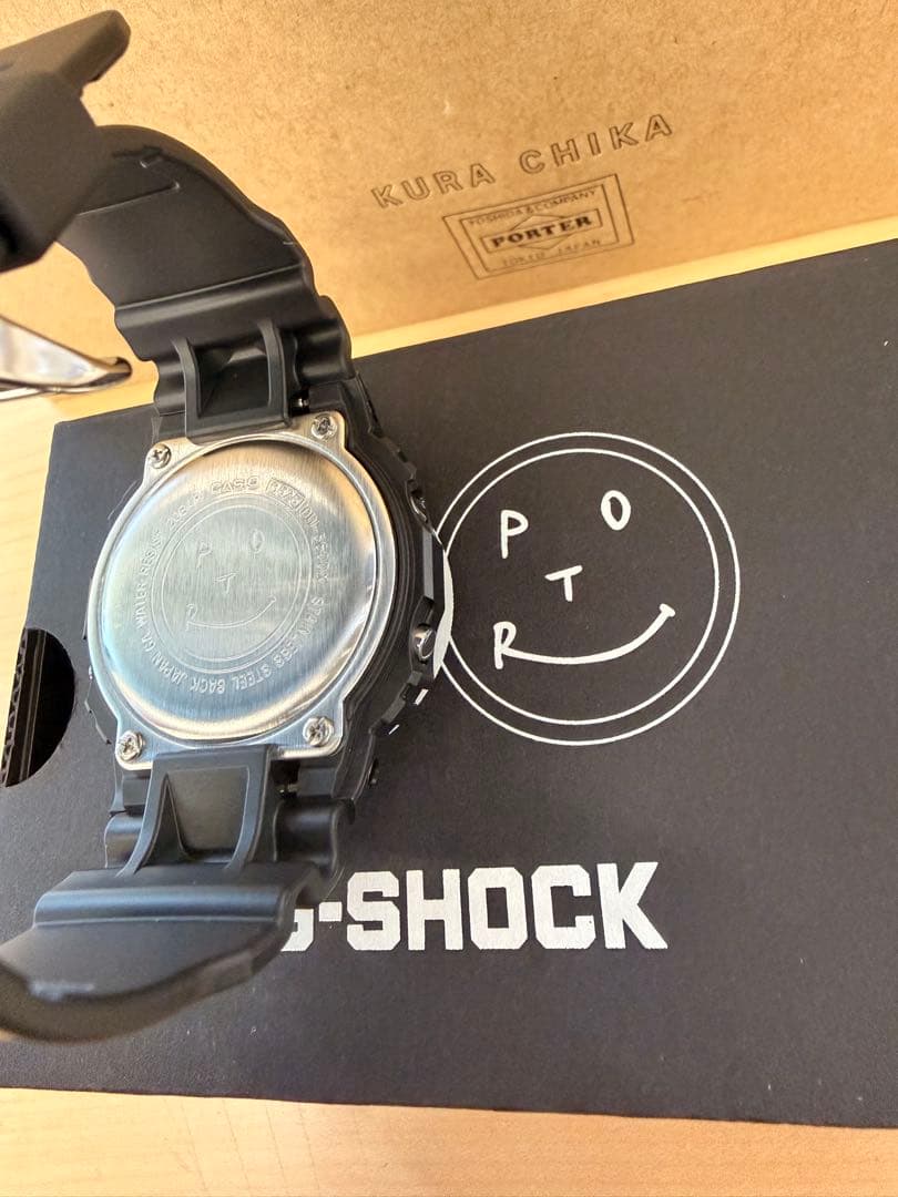 G-SHOCK デジタル腕時計 ブラック　ポーター