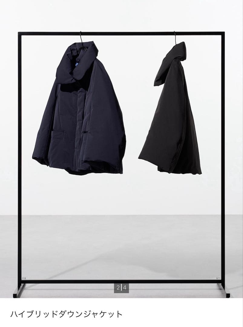 る*ん様 ハイブリッドダウンジャケット ユニクロ +J UNIQLO 黒