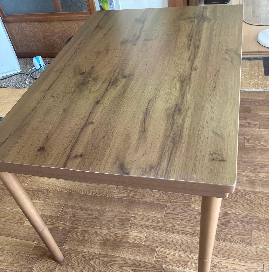 【送料込】ニトリ　2way 長方形105×70 ダイニングテーブルこたつ