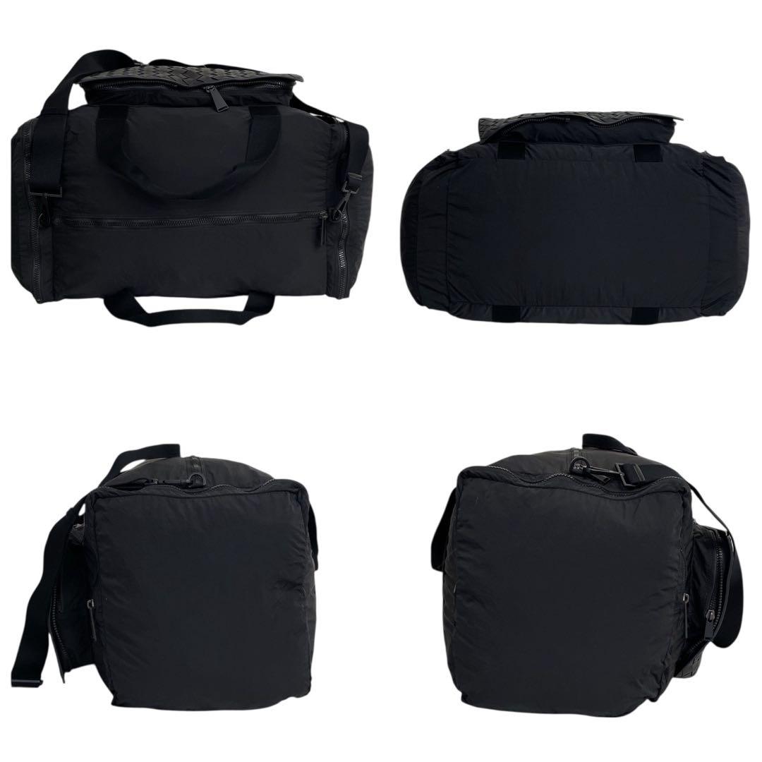 希少　ボッテガヴェネタ　ボストンバッグ　イントレチャート　黒　2way　5073