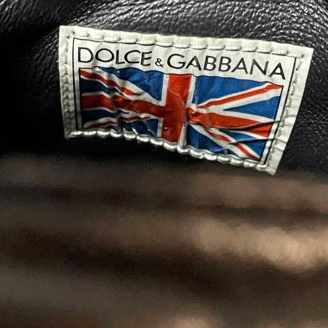 ドルチェアンドガッパーナ DOLCE＆GABBANAレザー スニーカー ブラック