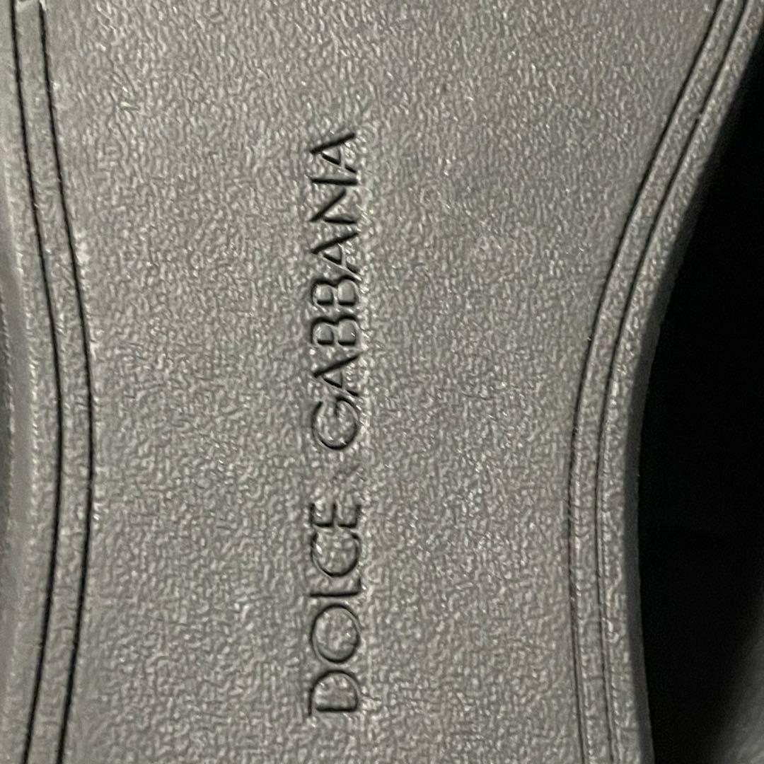 ドルチェアンドガッパーナ DOLCE＆GABBANAレザー スニーカー ブラック