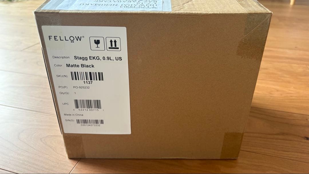 【未使用】(US版)FELLOW STAGG EKG 電気ケトル