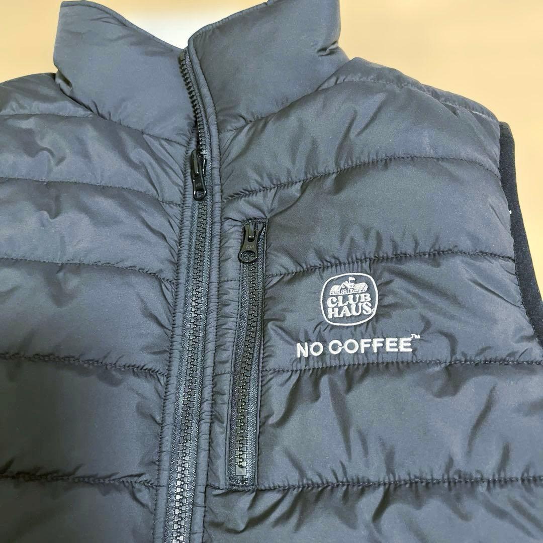 NO COFFEE *CLUBHAUS \"NO GOLF\"リバーシブルベストXL
