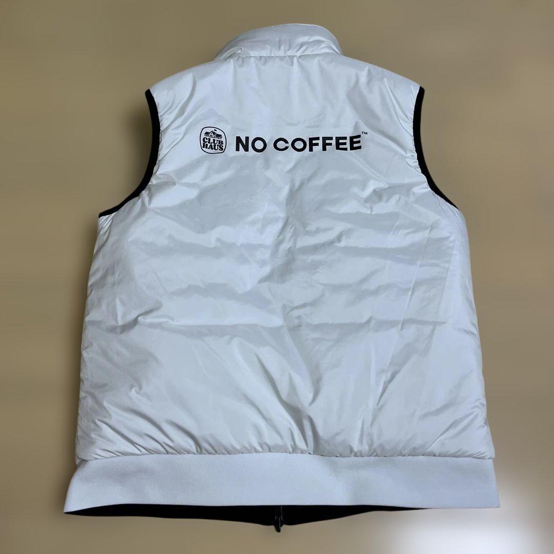 NO COFFEE *CLUBHAUS \"NO GOLF\"リバーシブルベストXL