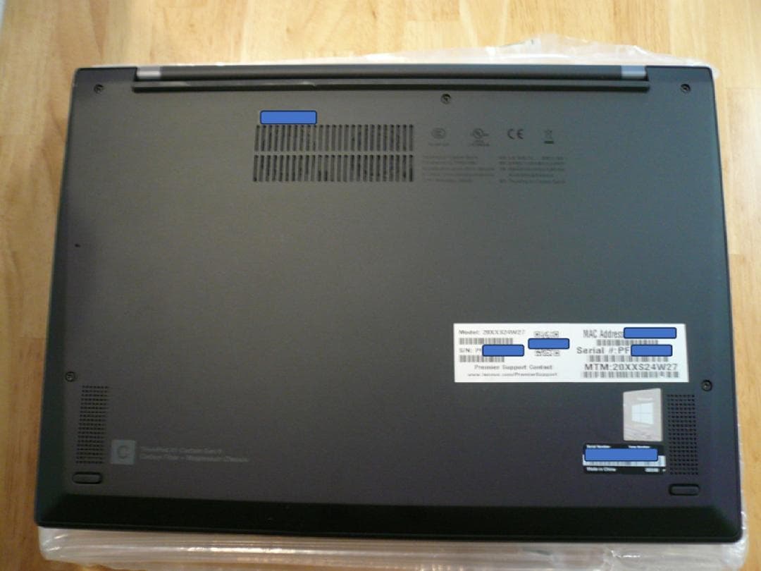 Windowsノート本体 ThinkPad X1 Carbon Gen9 i7/16G/LTE