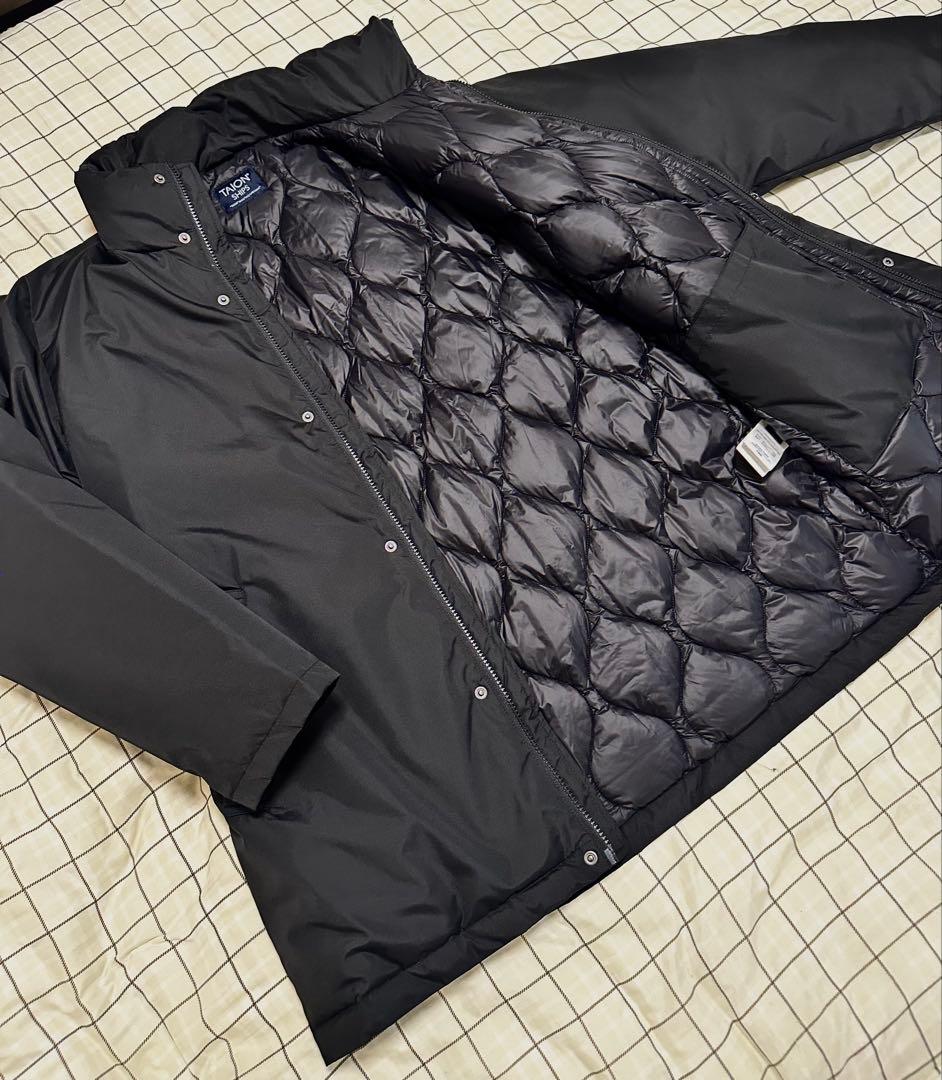 【新品】TAION×SHIPS 別注ダウンジャケットアウターダウンブルゾン黒 M
