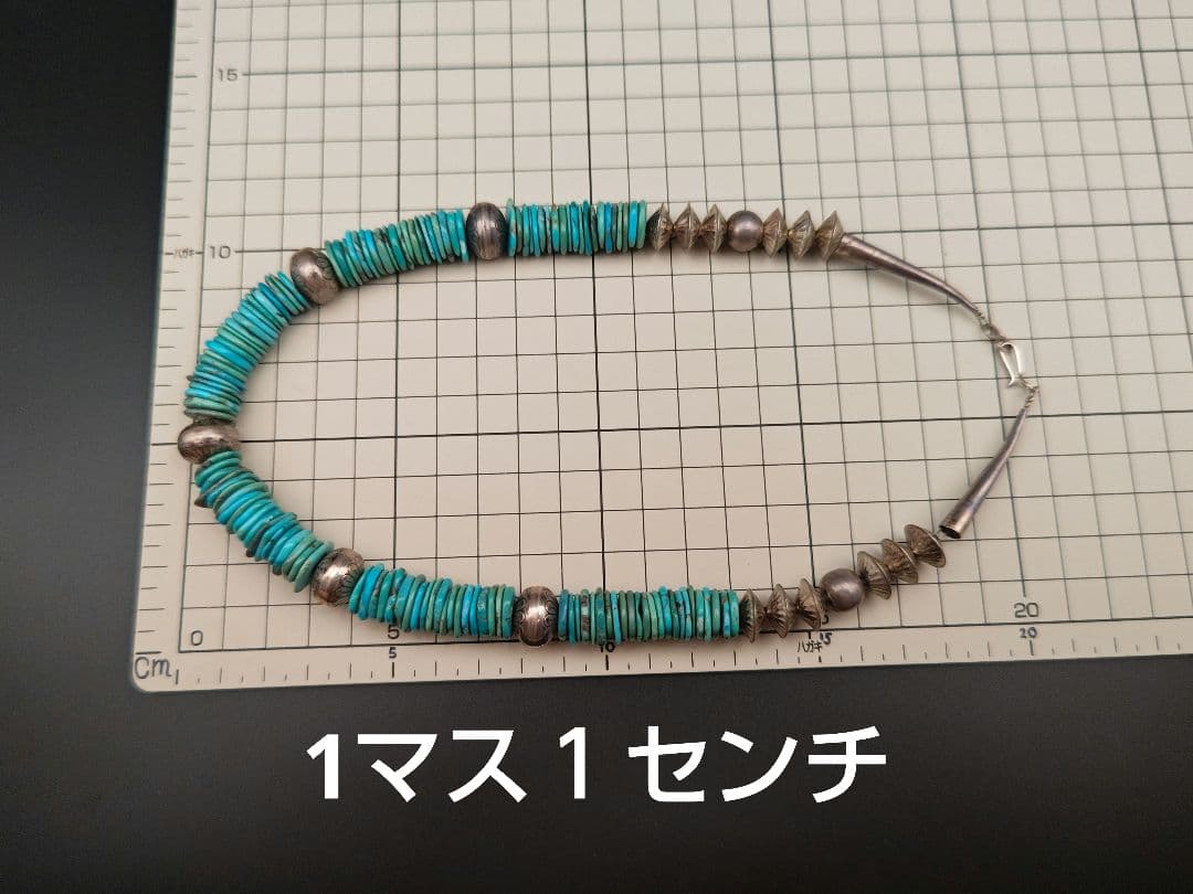 インディアンジュエリー◎ターコイズネックレス◎ナバホパール◎sterling