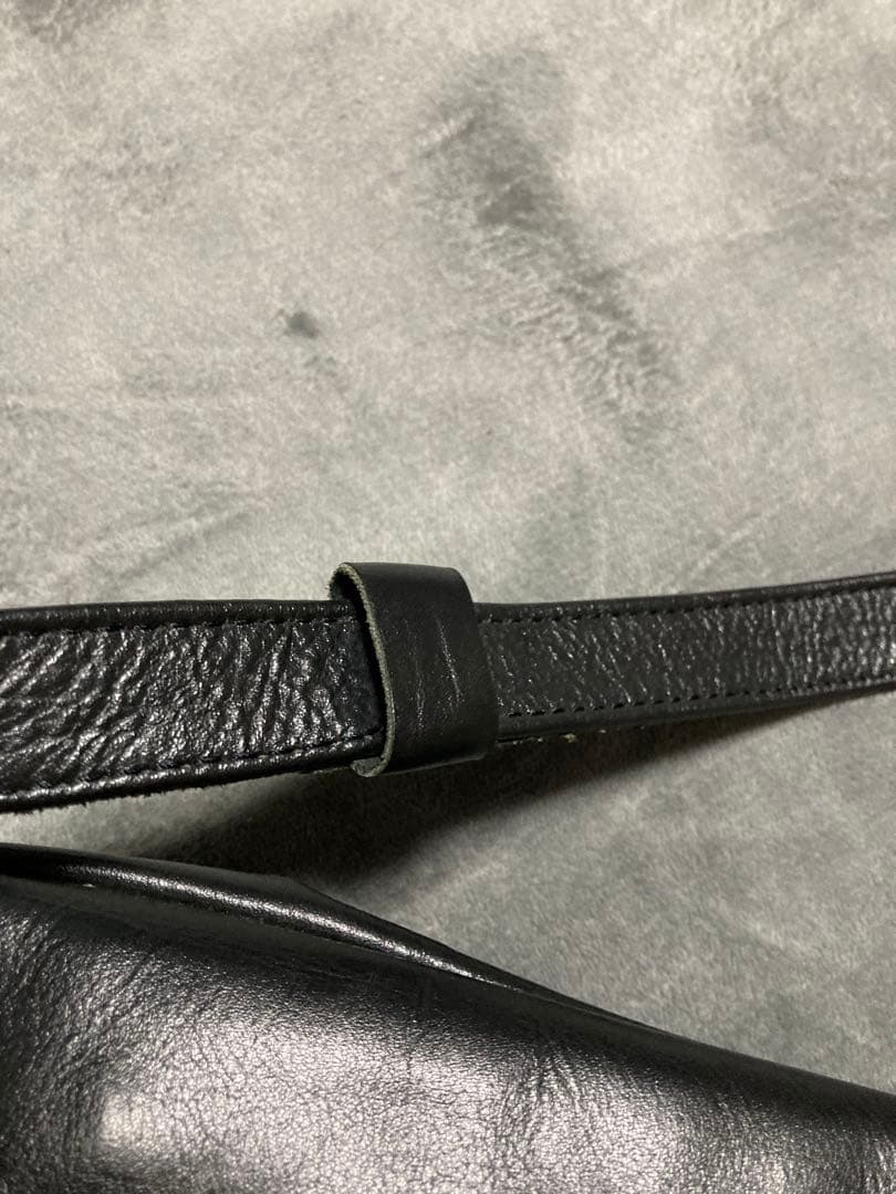 VANSON レザー ファニーパック ブラック 本革 ウエストバッグ