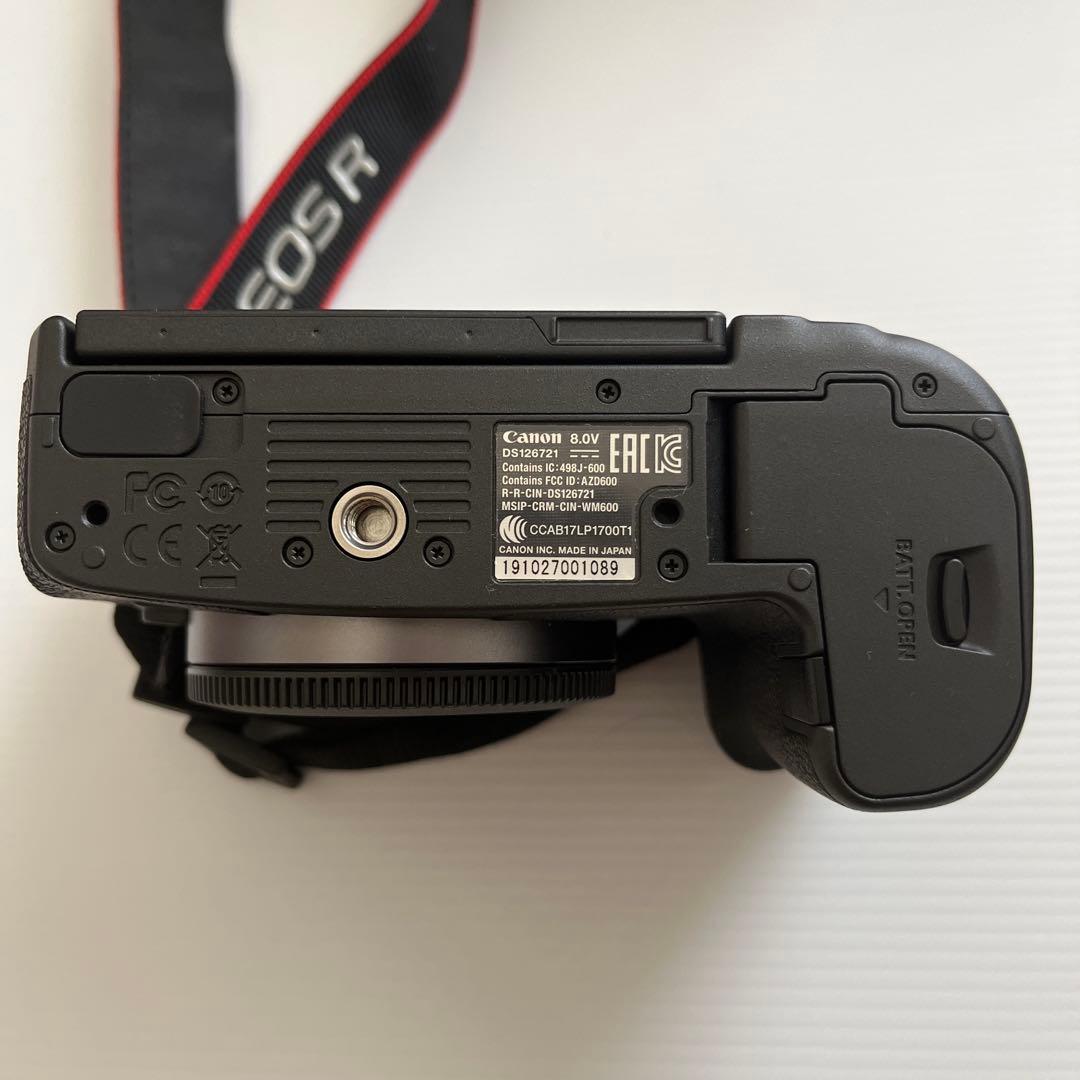 Canon EOS R ミラーレス一眼 本体 バッテリー付き