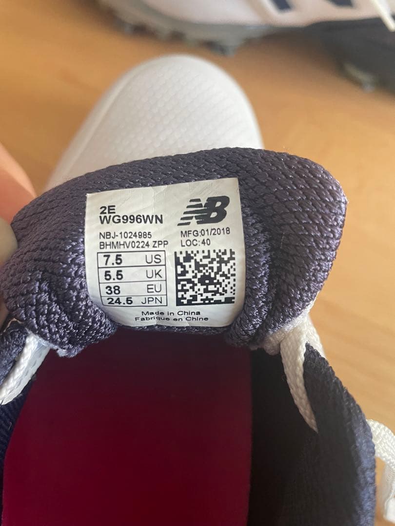 New Balance ゴルフシューズ 女性用 ホワイト/ネイビー