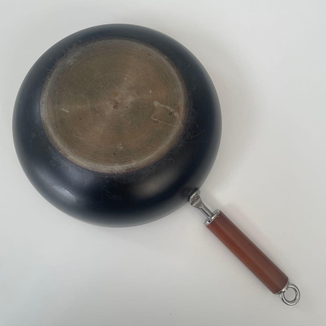 クーベル　ステンレス製　深型フライパン　　　　　ブラック　27cm