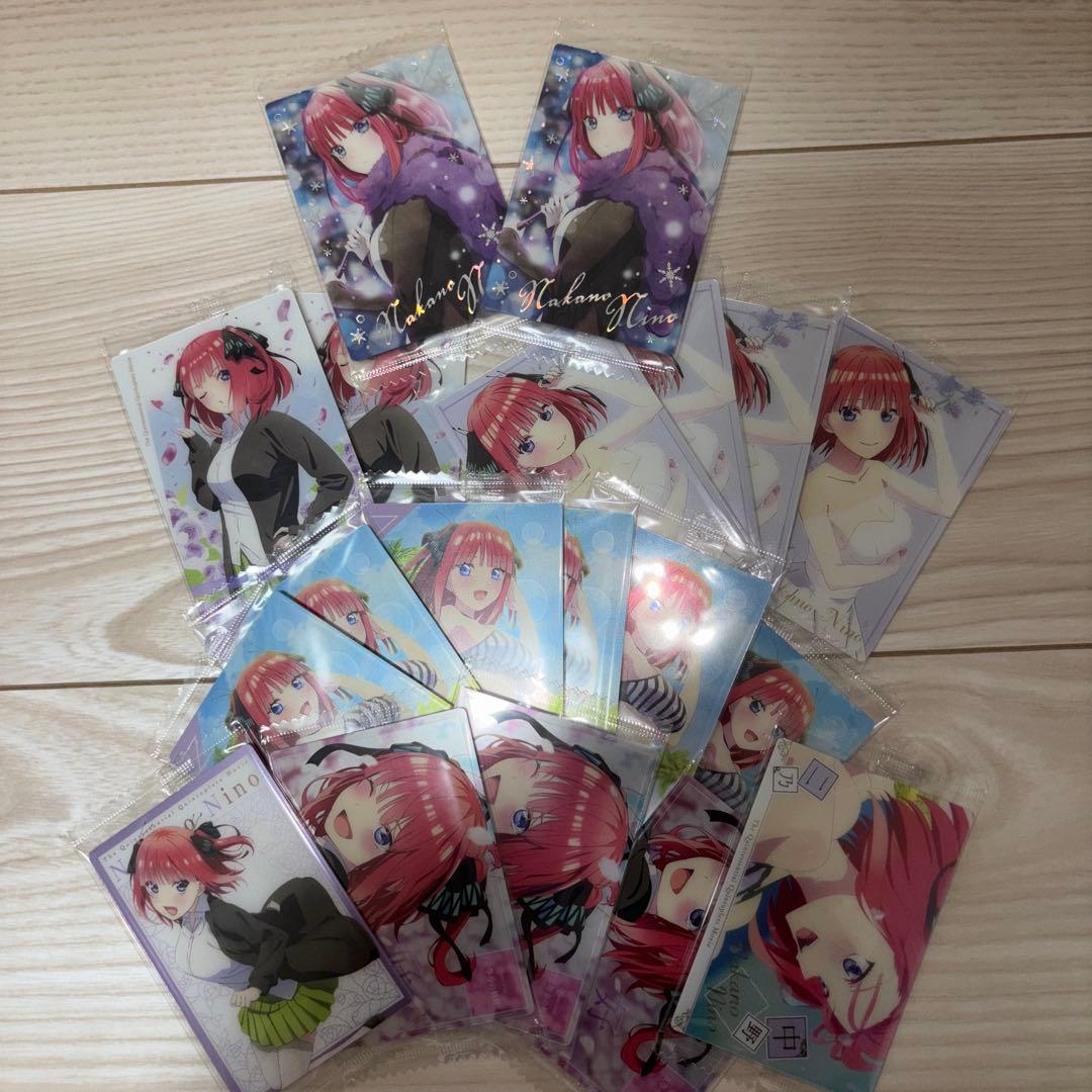 最終限定セール　五等分の花嫁　ウエハースカードまとめ売り　値下げ不可
