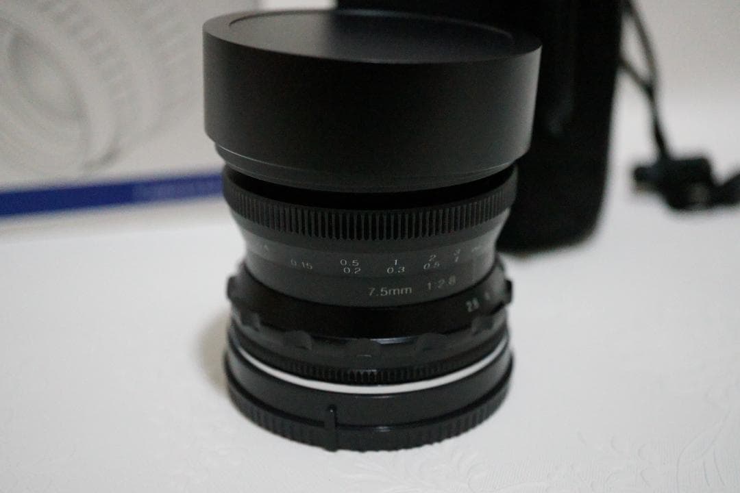 PERGEAR 7.5mm F2.8 カメラ交換レンズ 超広角 魚眼レンズ