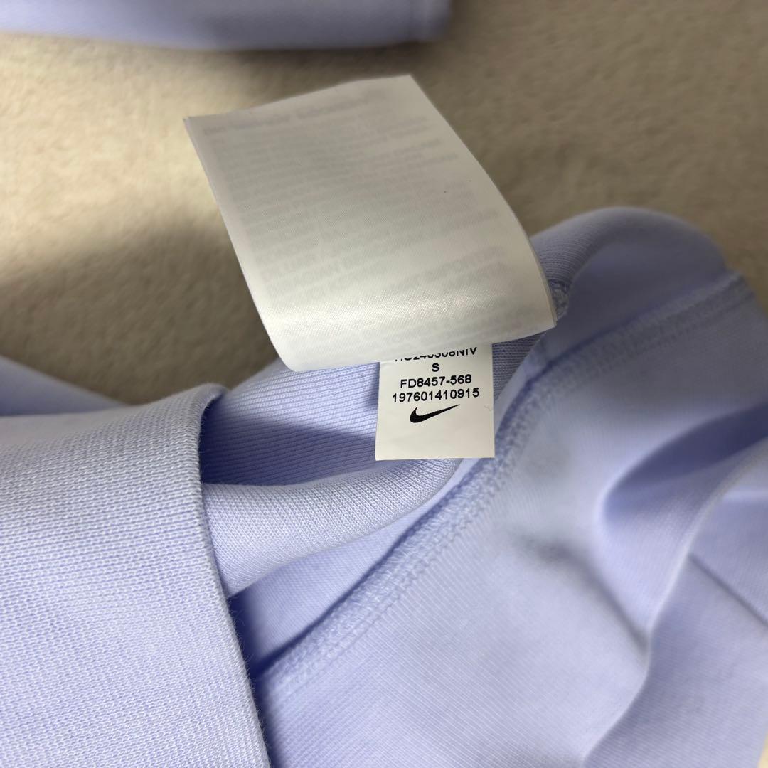 ナイキ ノクタ テック フリース クルーネック ラベンダー Sサイズ