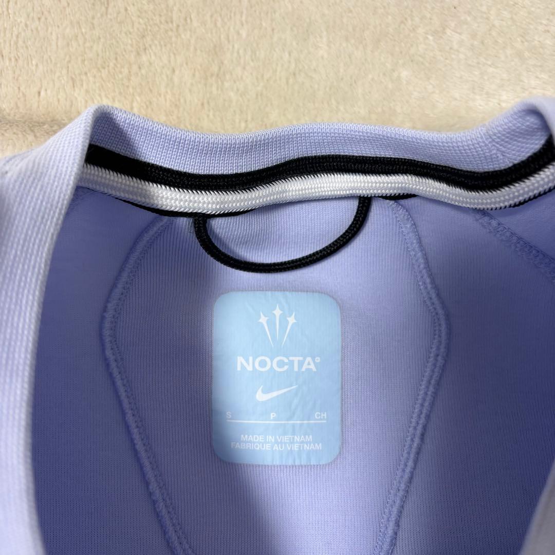 ナイキ ノクタ テック フリース クルーネック ラベンダー Sサイズ