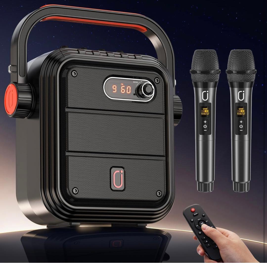 特価‼️ JYX ワイヤレスマイク×2 スピーカーBluotooth 新品