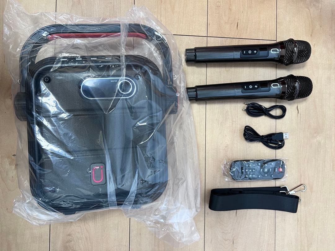 特価‼️ JYX ワイヤレスマイク×2 スピーカーBluotooth 新品