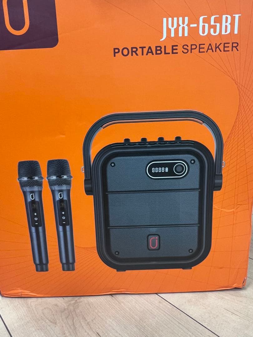 特価‼️ JYX ワイヤレスマイク×2 スピーカーBluotooth 新品