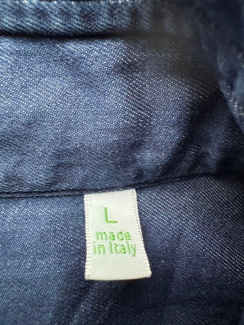 FINAMORE フィナモレ　デニムシャツ　サイズL