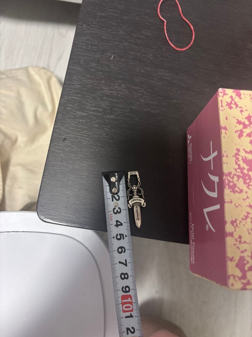 T*）様 クロムハーツ タガーチャーム ネックレス トップ