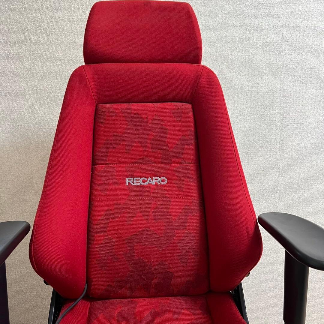 専用レカロ24H LXオフィスチェア 希少レッド24H