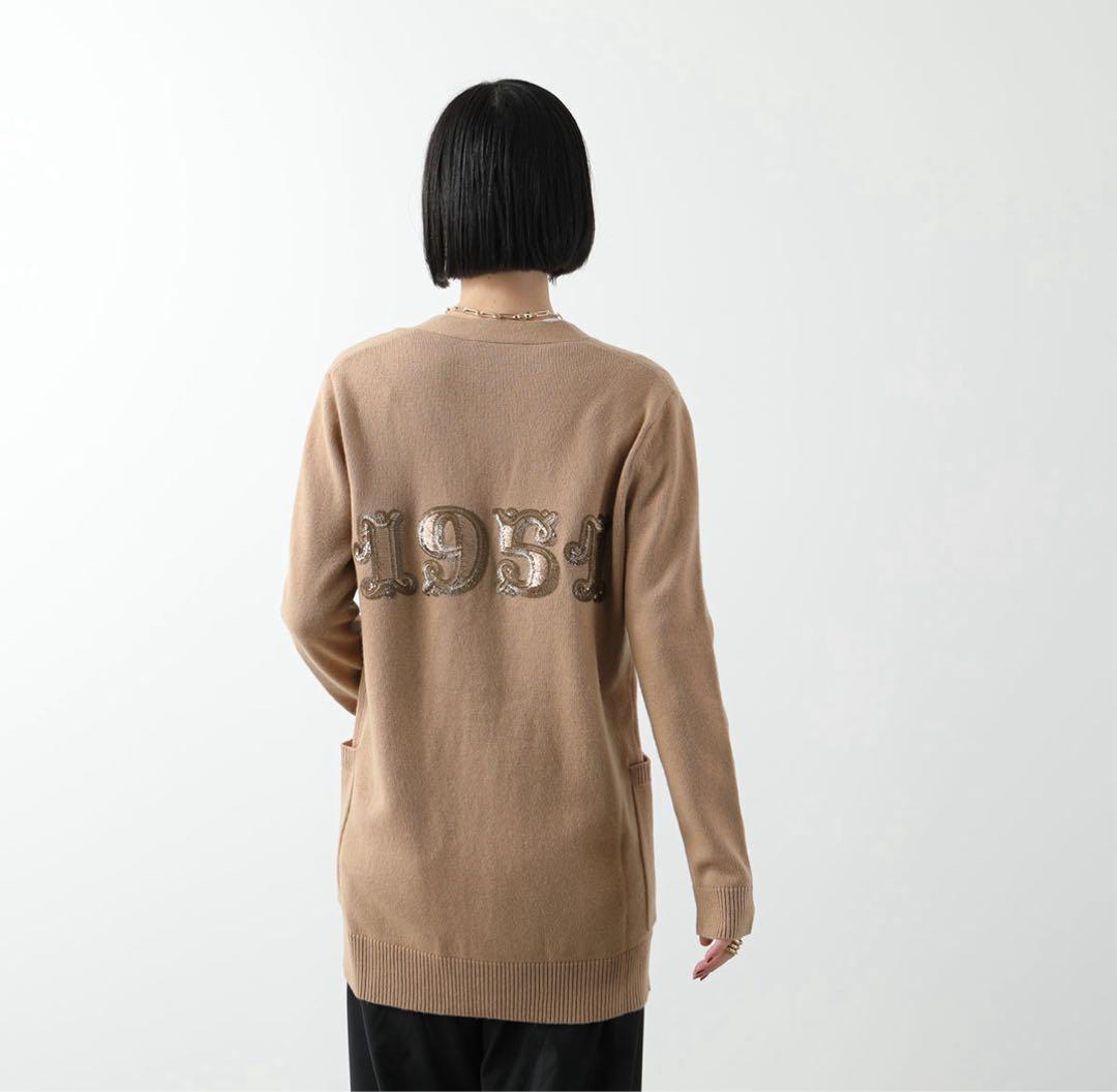 新品MAX MARA マックスマーラ カーディガン1951 キャメル L