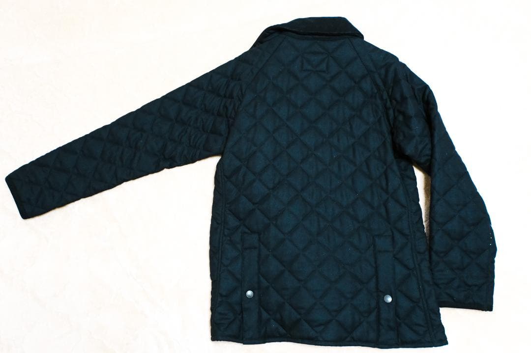 Barbour ships 別注キルティング／ウール　ビデイル　38 ブラック