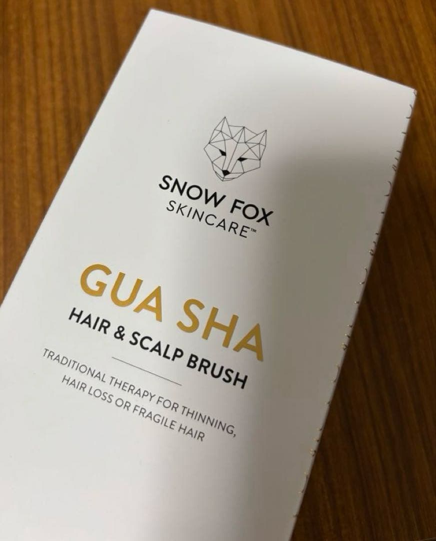 【美品】 FOX GUA SHA ヘアブラシ