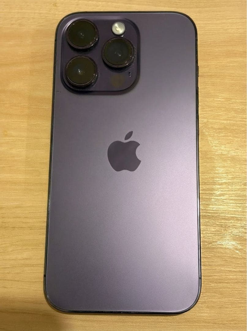 iPhone14Pro256GBディープパープルSIMフリー 制限○ 81%