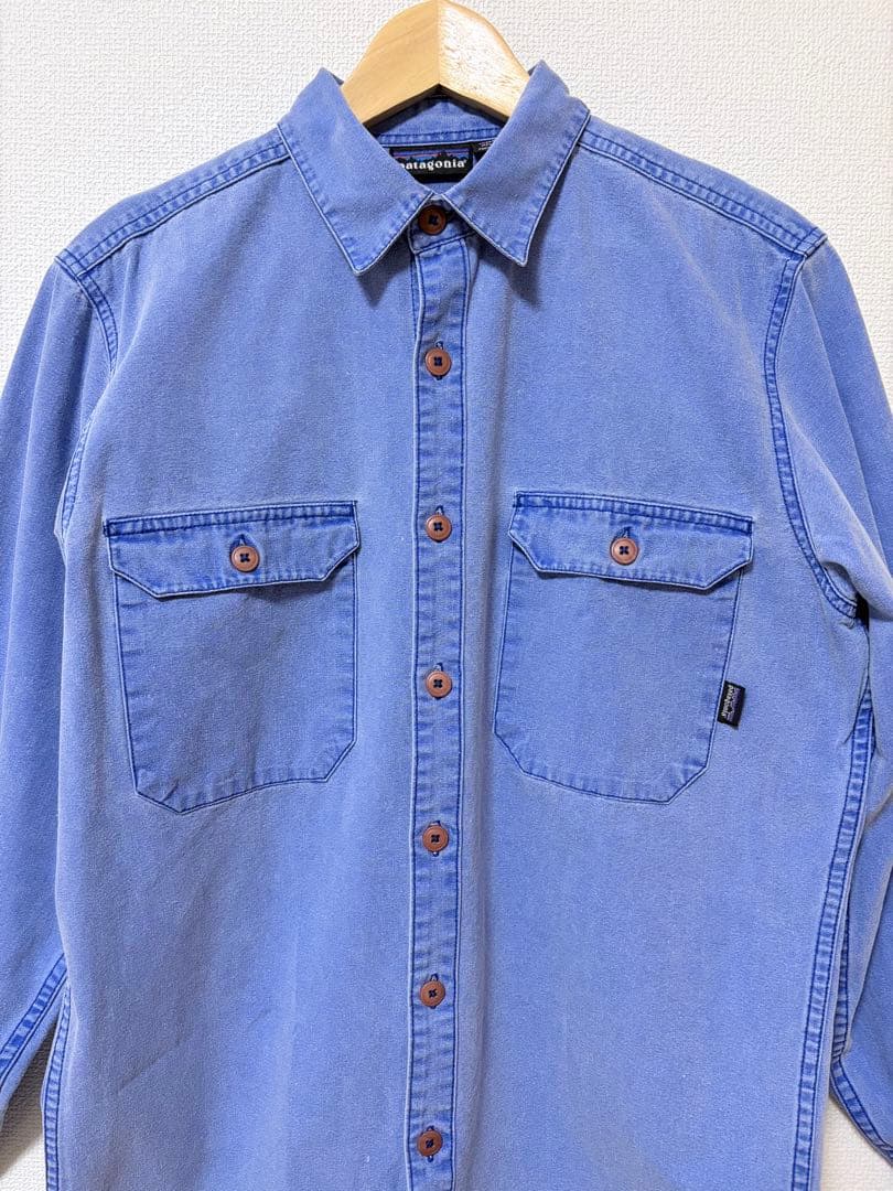 90's PATAGONIA キャンバスシャツ　雪無しタグ
