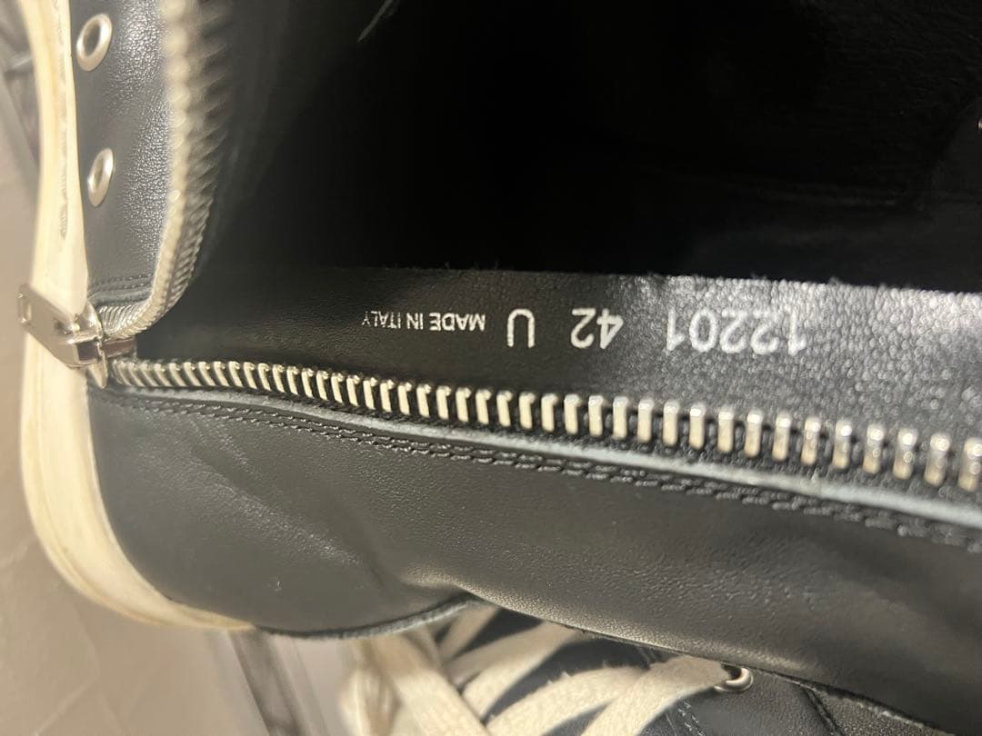 Rick owens Ramones スニーカー 42