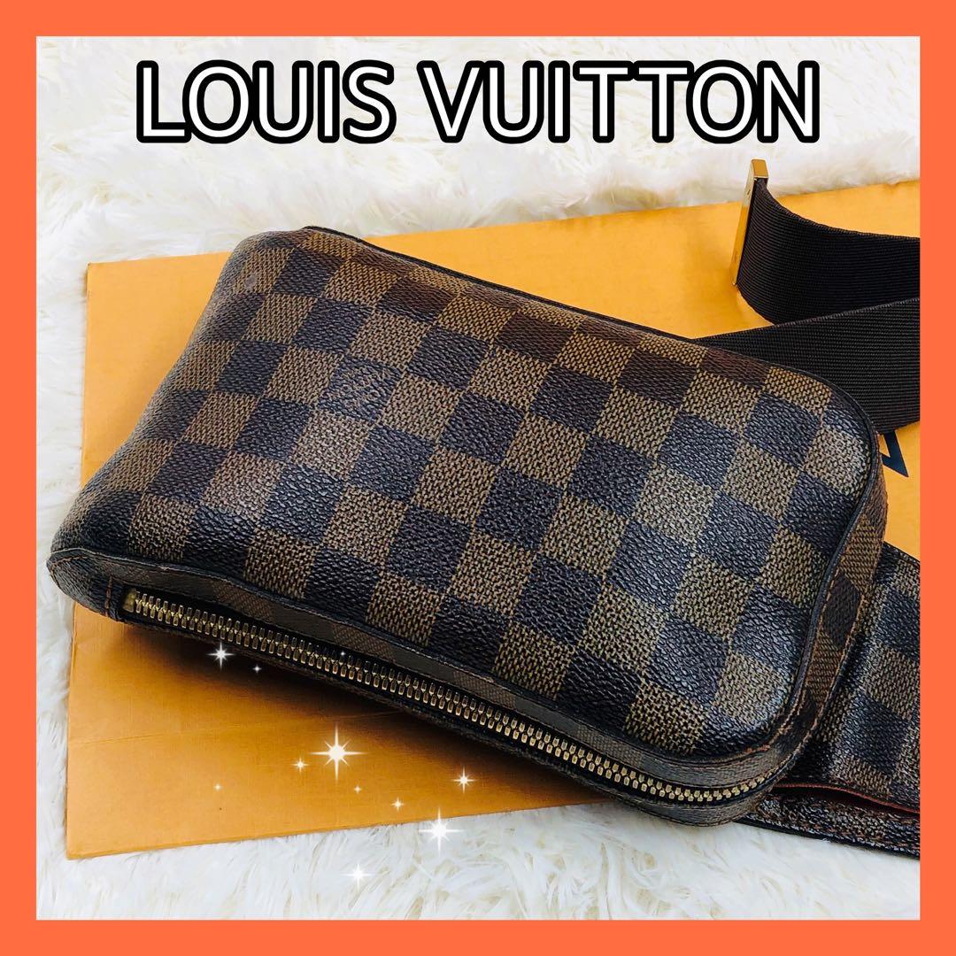 正規品本物✨ルイヴィトン ダミエ エベヌ ジェロニモス✨ボディバッグ