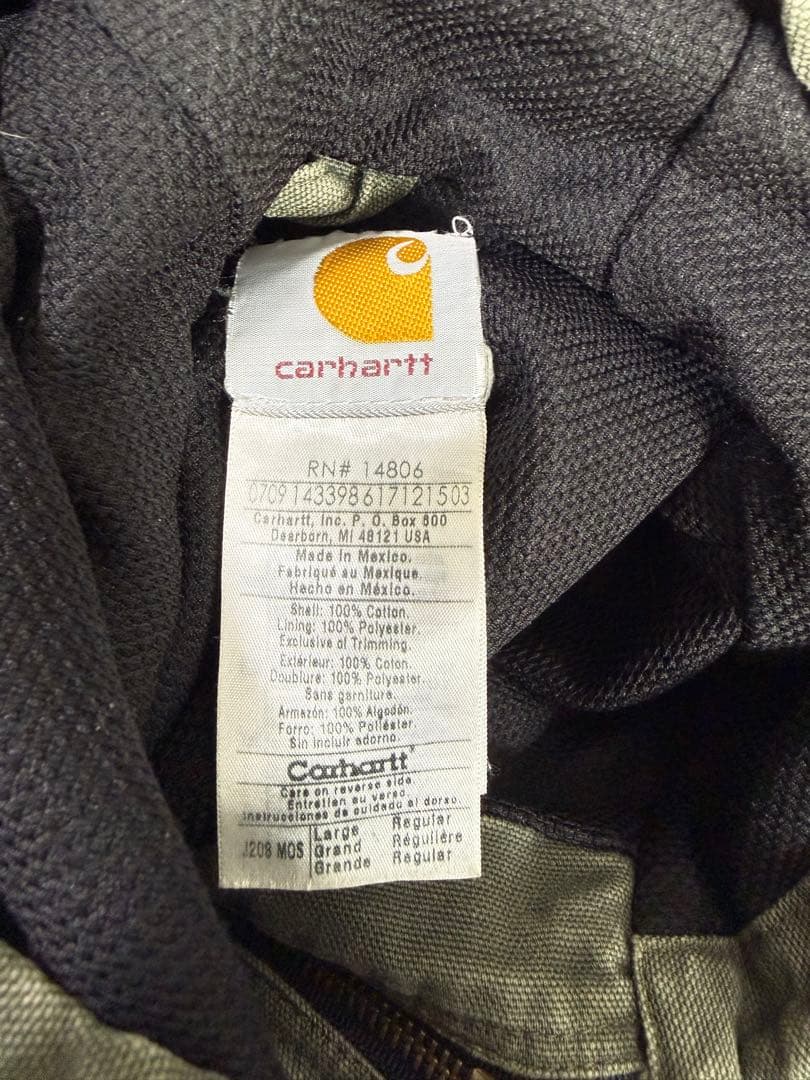 ☆1/31まで値下げCarhartt アクティブジャケット モスグリーンJ208