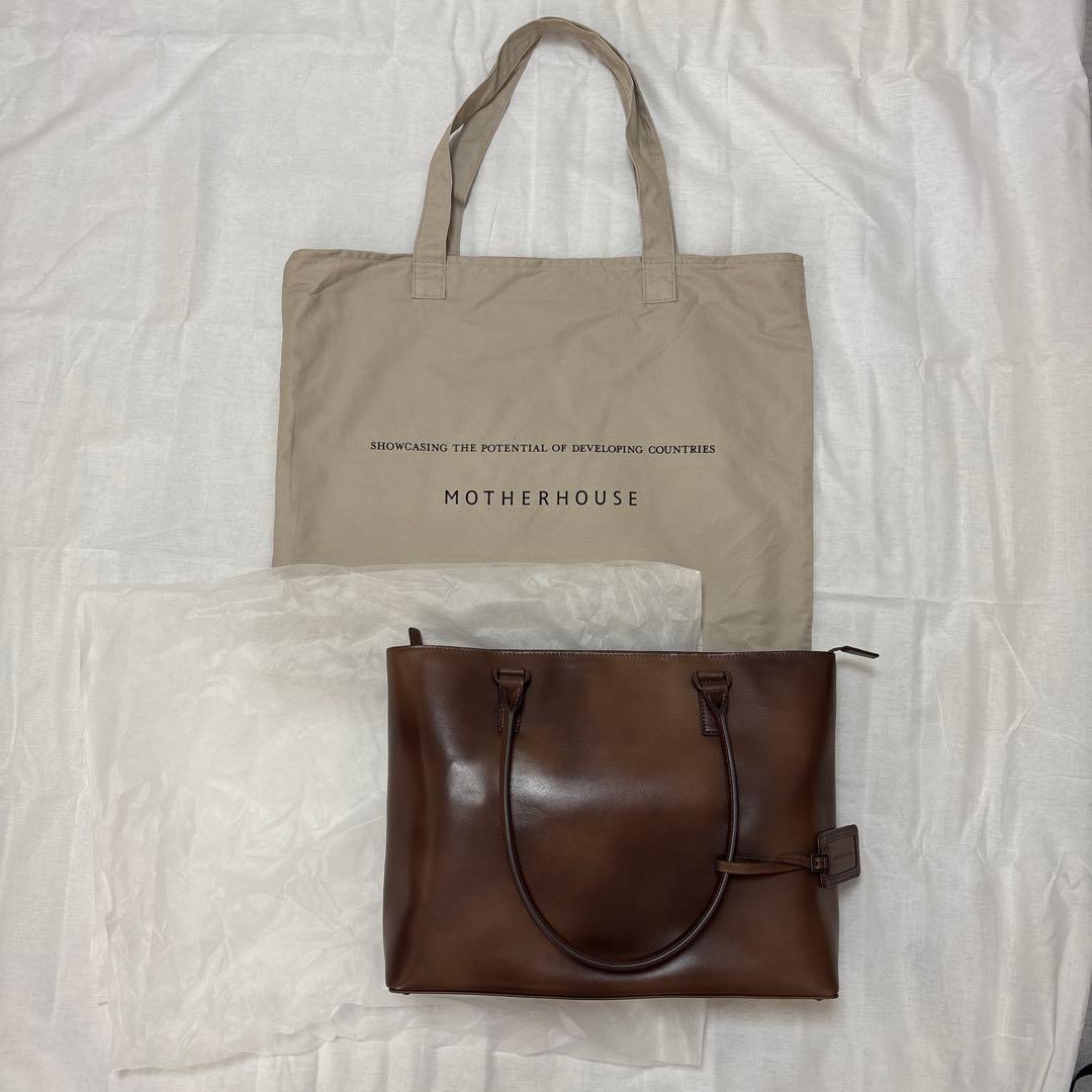 【A2SHI出品】マザーハウス　アンティークスリムトート