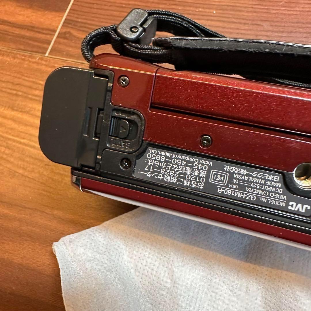 JVC Everio GZ-HM180-R ビデオカメラ 動作確認済み 0425