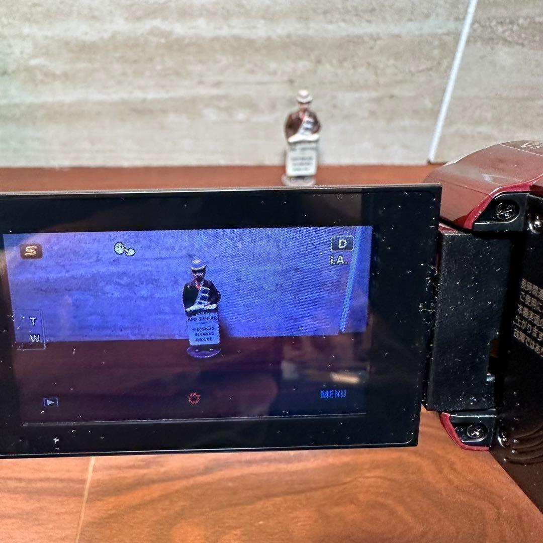 JVC Everio GZ-HM180-R ビデオカメラ 動作確認済み 0425