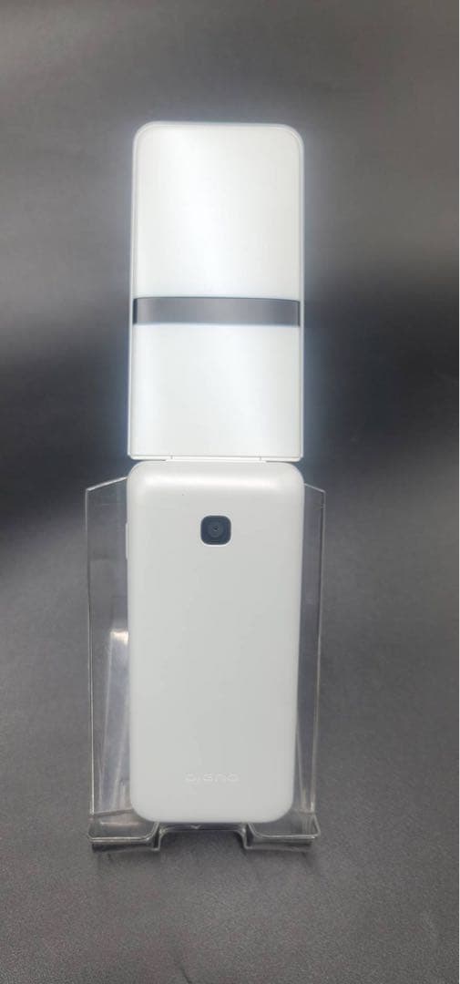 ドコモ KY-42C ホワイト ガラホ 折りたたみ式携帯電話