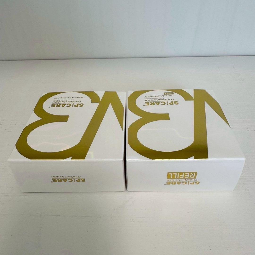 スピケアV3インテリジェントファンデーション★本体+詰替★ 正規品 ロット番号付