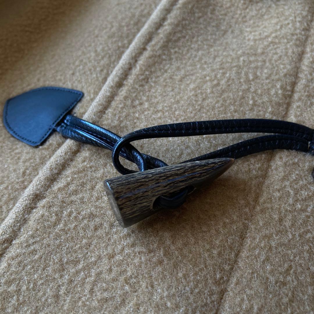 美品✨バーバリー　ウール100 %ゆったりダッフルコート ノバチェック キャメル