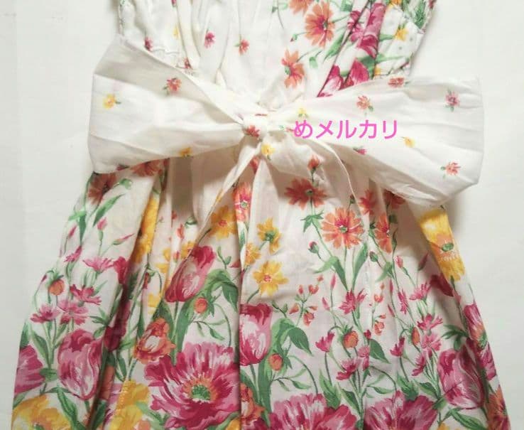 LIZ LISA リズリサ 花柄チュニック 花柄キャミソール リボン付② タグ付