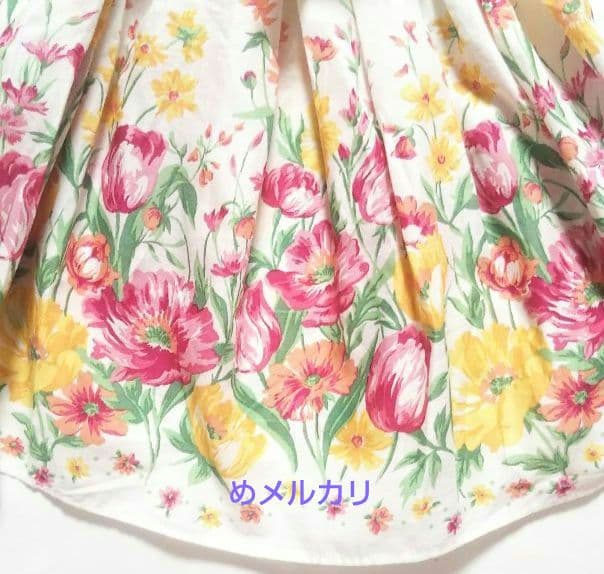 LIZ LISA リズリサ 花柄チュニック 花柄キャミソール リボン付② タグ付