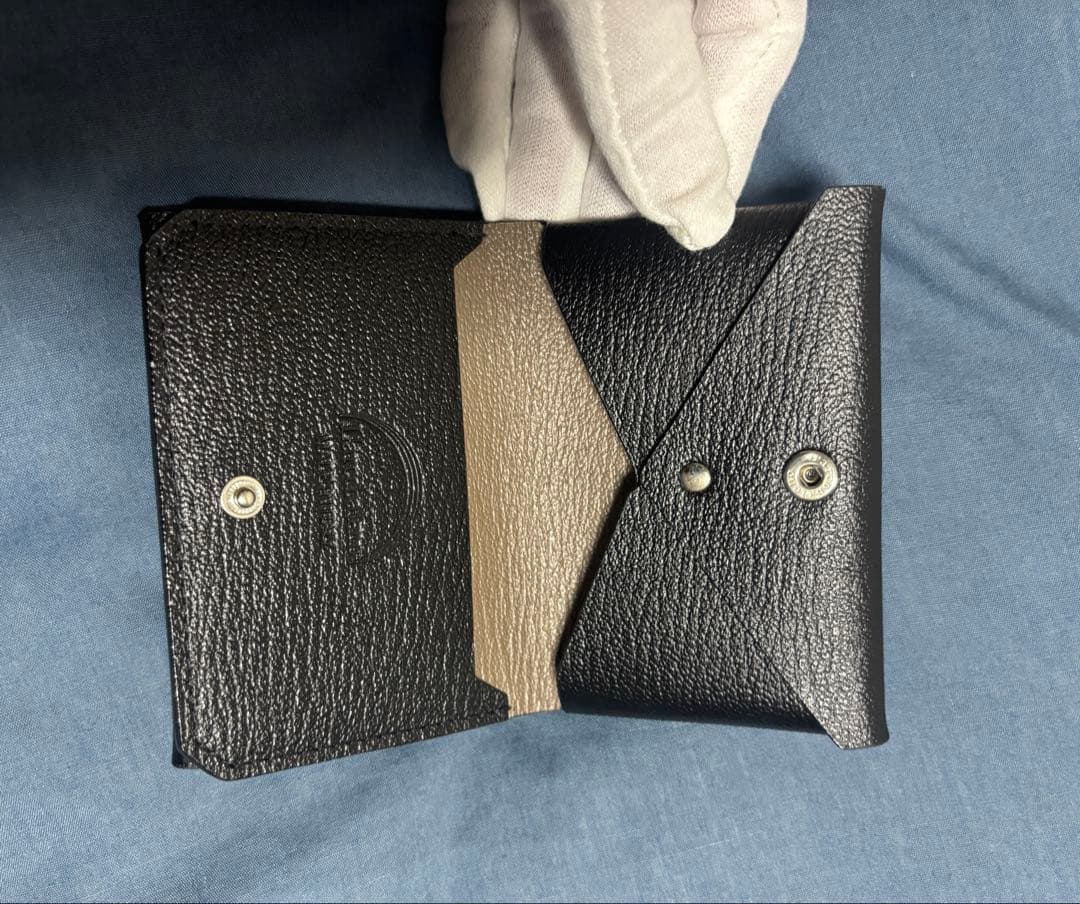 【未使用】L'arcobaleno フォールディウォレット BLACK/GRAY