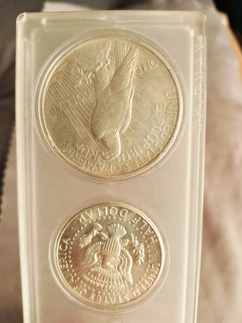 ピースダラー ケネディ クォーター 銀貨 1924 セット