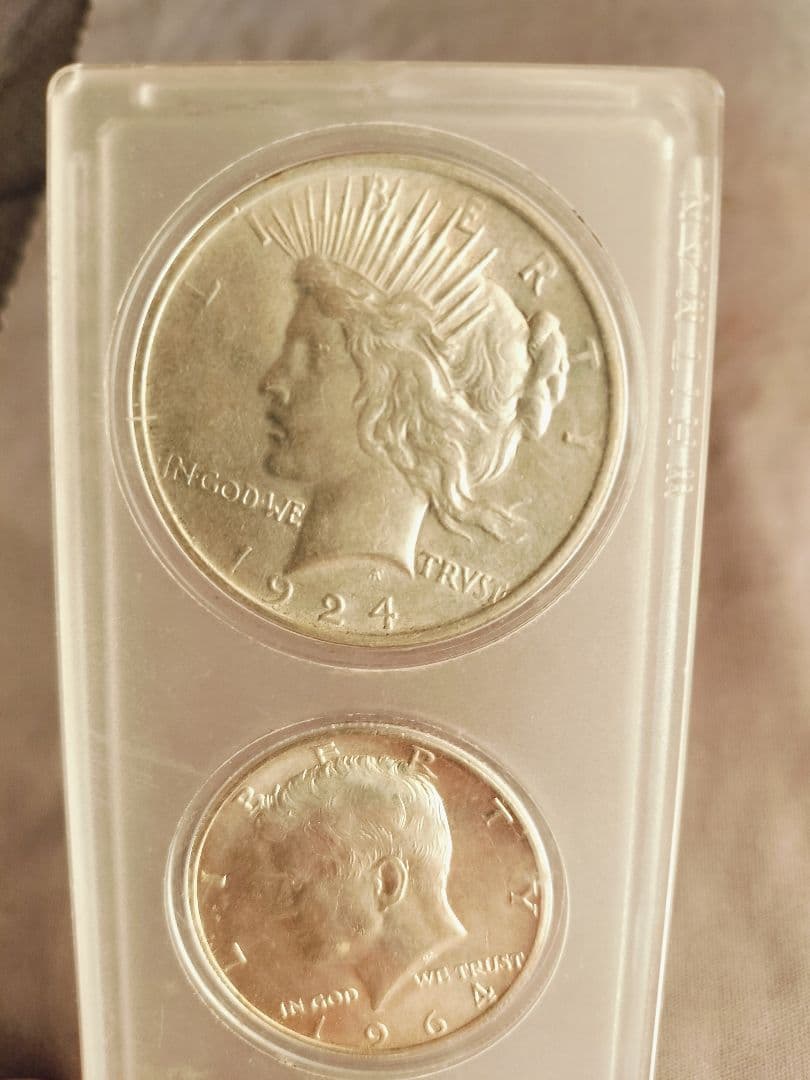 ピースダラー ケネディ クォーター 銀貨 1924 セット