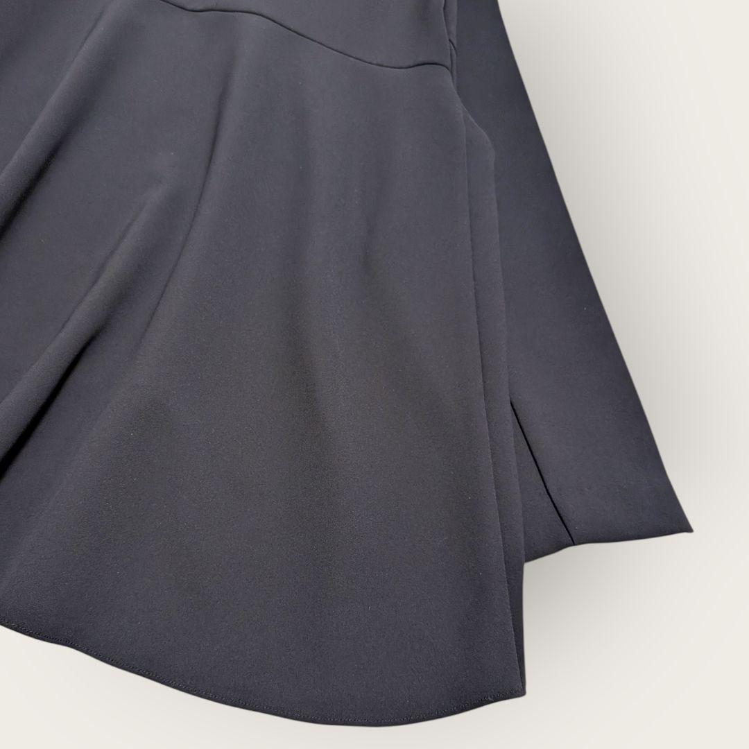 美品 OUR アワーホーム きれいめフレアプルオーバー ネイビー L