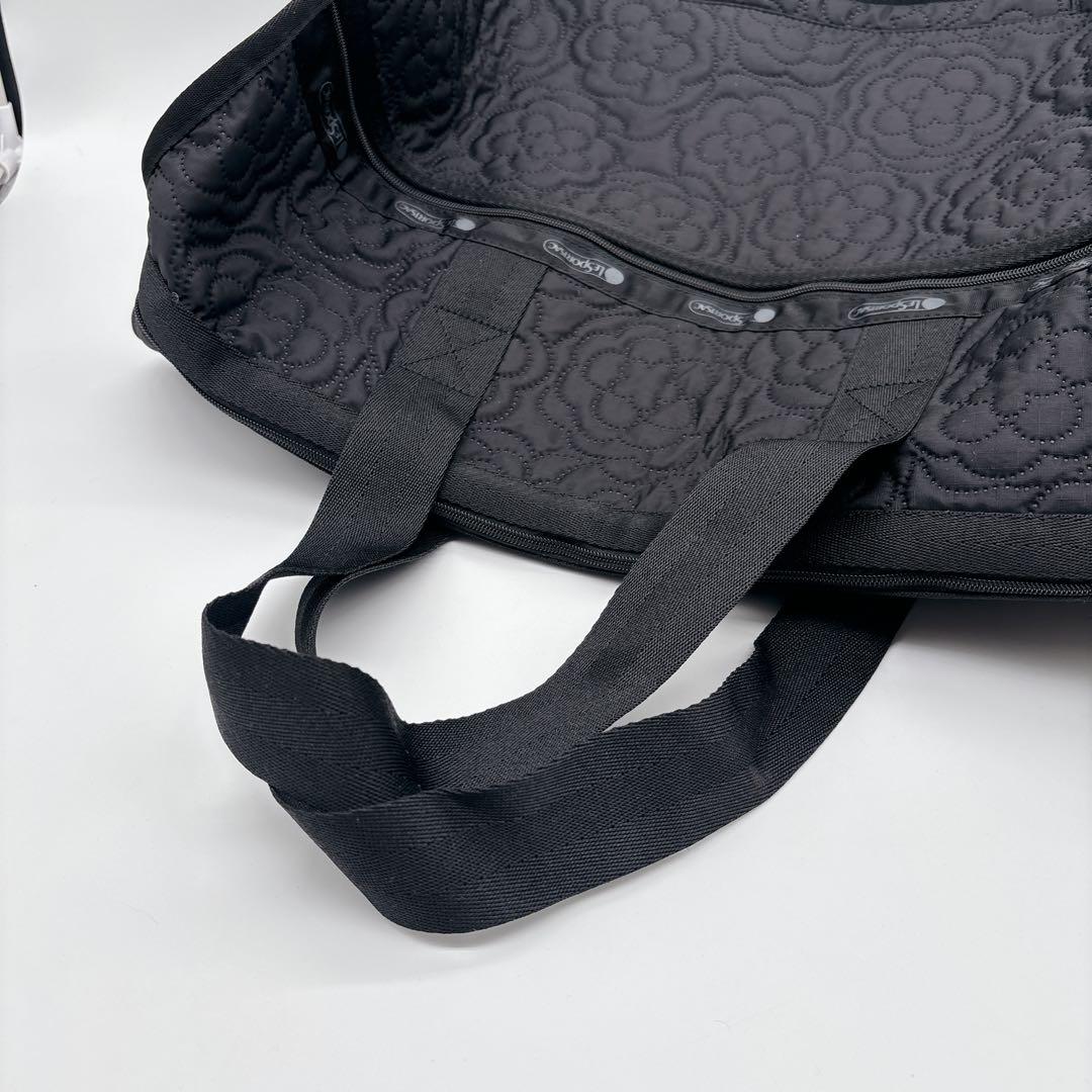 新品♡レスポートサック　パフィーブロッサムズ　ブラック　ポーチ付き 2way